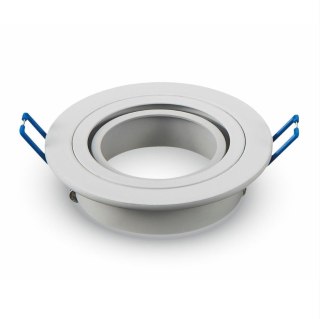Oczko V-TAC aluminiowe odlew 1xGU10 okrągłe białe VT-782RD-WH