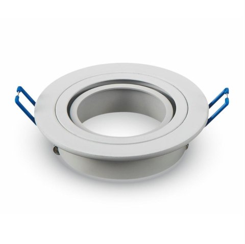 Oczko V-TAC aluminiowe odlew 1xGU10 okrągłe białe VT-782RD-WH