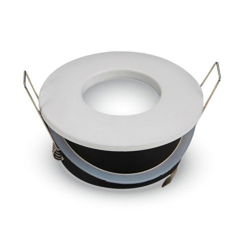 Oczko V-TAC aluminiowe odlew szczelne z szybą IP54 GU10 okrągłe fi84 białe VT-787RD-WH