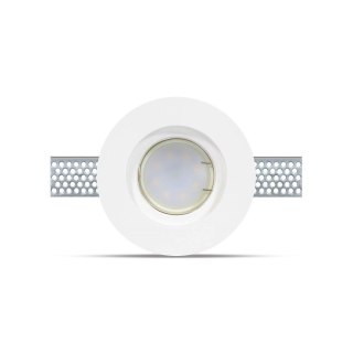 Oczko V-TAC gips GU10 wpuszczane okrągłe fi.100 białe VT-771