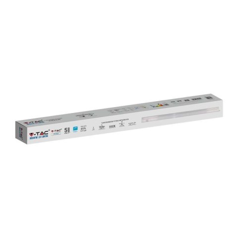 Oprawa LED belka liniowa V-TAC SAMSUNG CHIP 7W 60cm z włącznikiem VT-065 3000K 700lm 5 lat gwarancji