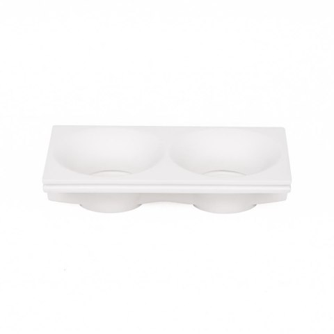 Oprawa gipsowa V-TAC 2xGU10 sufitowa biała 190x100 VT-11012 3 lata gwarancji