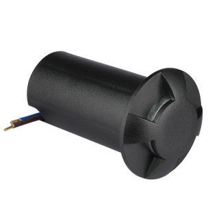 Oprawa gruntowa ogrodowa najazdowa V-TAC 1W LED czarna 4-stronna IP67 VT-1171 6400K 50lm