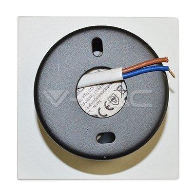 Oprawa schodowa 3W LED V-TAC kwadrat biały 230V VT-1109 3000K 270lm