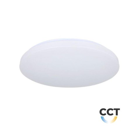 Oprawa sufitowa plafoniera V-TAC 18W LED mleczny zmiana koloru CCT fi.310 VT-8418 3000K-6400K 1800lm