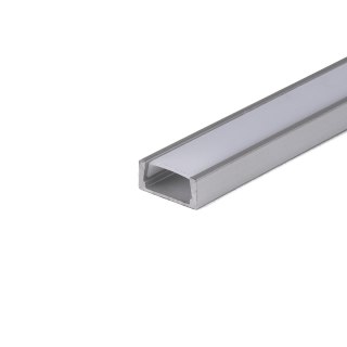 Profil do LED zestaw, ALU anodowany V-TAC 2mb klosz mleczny 16x7mm VT-9327 5 lat gwarancji