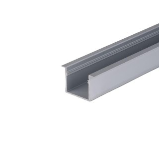 Profil do LED zestaw, ALU anodowany wpuszczany na dwie taśmy V-TAC 2mb klosz mleczny 30x20mm VT-8119 5 lat gwarancji