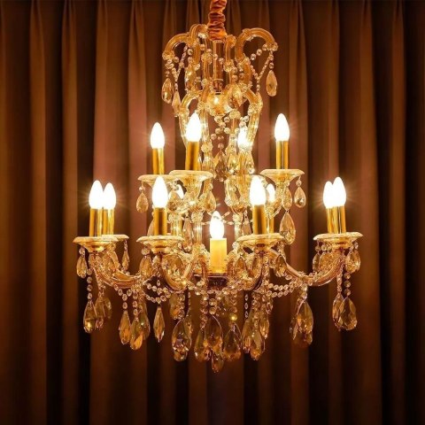 Żarówka LED V-TAC 4W filament E14 świeca bursztyn VT-1955 2200K 350lm