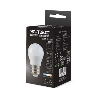 Żarówka LED V-TAC 4W filament E27 G45 P45 kulka VT-1980 3000K 400lm