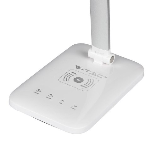 Lampka biurkowa V-TAC 7W 3w1 indukcja zmiana barwy biała VT-1027 2700K-6500K 400lm