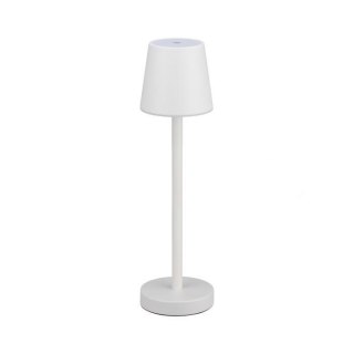 Lampka stołowa nocna V-TAC 3W LED 39cm ładowanie ściemnianie biała VT-7703 4000K 70lm