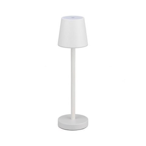 Lampka stołowa nocna V-TAC 3W LED 39cm ładowanie ściemnianie biała VT-7703 4000K 70lm