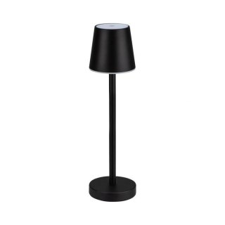 Lampka stołowa nocna V-TAC 3W LED 39cm ładowanie ściemnianie czarna VT-7703 4000K 70lm