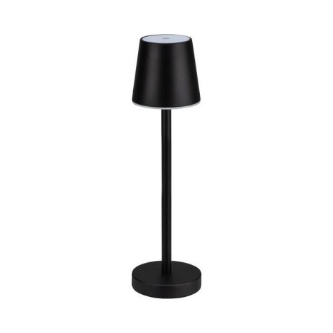 Lampka stołowa nocna V-TAC 3W LED 39cm ładowanie ściemnianie czarna VT-7703 4000K 70lm