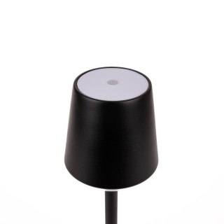 Lampka stołowa nocna V-TAC 3W LED 39cm ładowanie ściemnianie czarna VT-7703 4000K 70lm