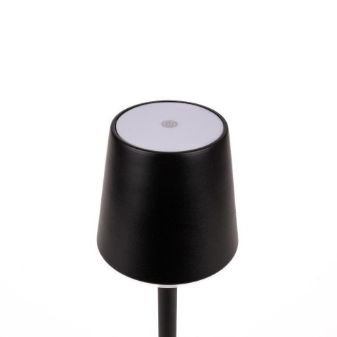 Lampka stołowa nocna V-TAC 3W LED 39cm ładowanie ściemnianie czarna VT-7703 4000K 70lm