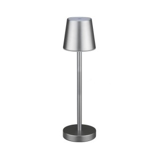Lampka stołowa nocna V-TAC 3W LED 39cm ładowanie ściemnianie szara VT-7703 4000K 70lm