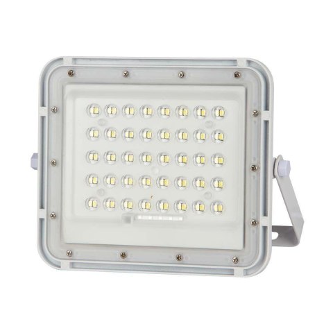 Naświetlacz LED solarny V-TAC 6W pilot auto timer IP65 biały VT-40W-W 4000K 400lm