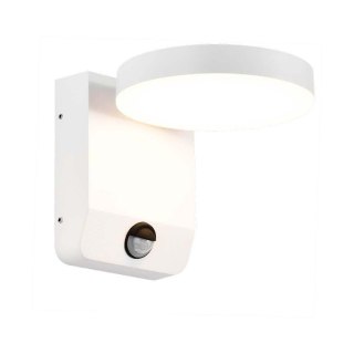 Naświetlacz elewacyjny V-TAC 17W LED czujnik ruchu okrągła biała IP65 VT-11020S 4000K 2520lm