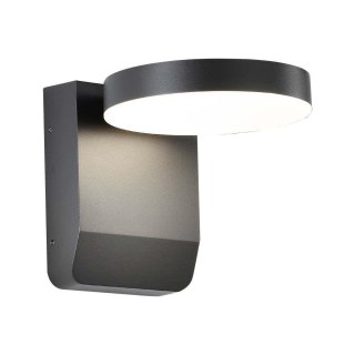 Naświetlacz elewacyjny V-TAC 17W LED okrągła czarna IP65 VT-11020 3000K 2520lm
