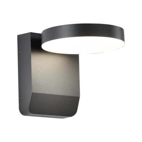 Naświetlacz elewacyjny V-TAC 17W LED okrągła czarna IP65 VT-11020 3000K 2520lm