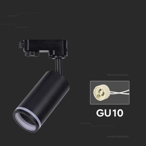 Oprawa GU10 V-TAC szynoprzewód 3F czarna VT-11016-B