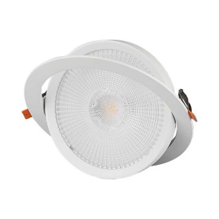 Oprawa V-TAC LED downlight SAMSUNG CHIP 30W ruchoma VT-2-30 3000K 3040lm 5 lat gwarancji