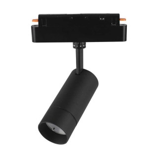 Oprawa projektor szynoprzewód smart 48V V-TAC 8W LED CCT 27st smart WI-FI tracklight czarna VT-908D 2700K-6400K 700lm 3 lata gwa