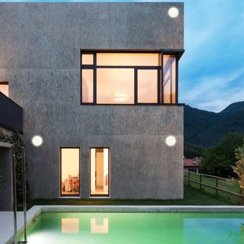 Oprawa ścienna kinkiet 12W V-TAC biały okrągły IP65 VT-8612W-RD 4000K 1400lm