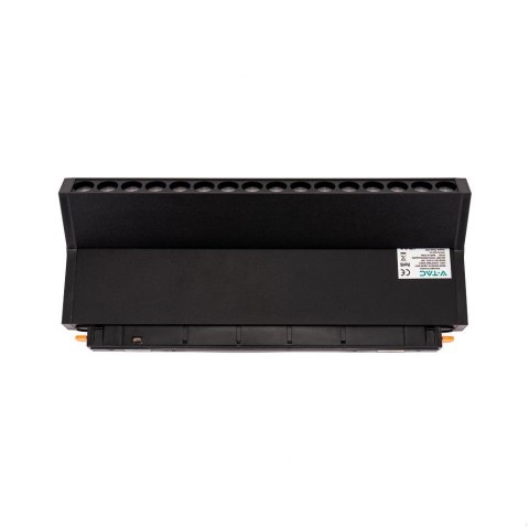 Oprawa szynoprzewód smart 48V V-TAC 18W LED CCT 30st smart WI-FI tracklight czarna VT-3618 2700K-6400K 1500lm 3 lata gwarancji