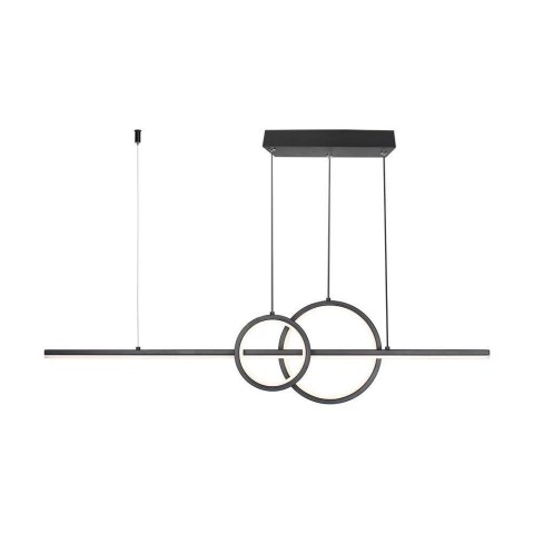 Oprawa zwieszana V-TAC 15W LED czarna VT-7767 4000K 1500lm