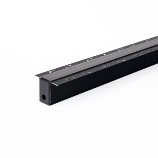 Szyna podtynkowa szynoprzewód smart 48V V-TAC 100cm aluminiowa czarna (w komplecie maskownica i zaślepki)