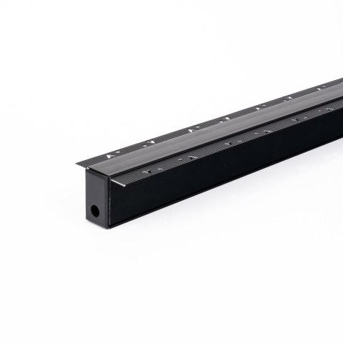 Szyna podtynkowa szynoprzewód smart 48V V-TAC 100cm aluminiowa czarna (w komplecie maskownica i zaślepki)