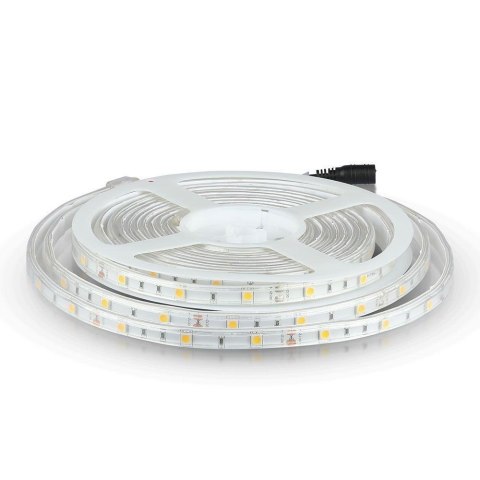 Taśma LED V-TAC 12V SMD5050 150LED IP65 rękaw 6W/m VT-5050 30-N 4000K 500lm