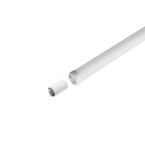 Tuba świetlówka LED T8 szklana V-TAC 120cm 18W z starterem VT-1221 4000K 1850lm 3 lata gwarancji