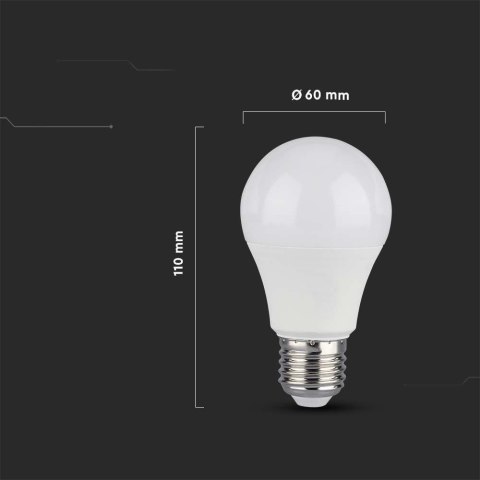 Żarówka LED V-TAC 10,5W E27 A60 VT-2112-N 6500K 1055lm