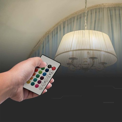 Żarówka LED V-TAC 4,8W E14 świeca pilot VT-2214-N-1 RGB+4000K 320lm