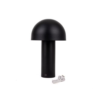 Lampka stołowa nocna V-TAC 1W LED 25cm ładowanie USB ściemnianie czarna VT-1047 3000K-6000K 200lm