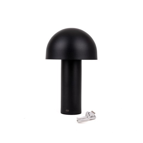 Lampka stołowa nocna V-TAC 1W LED 25cm ładowanie USB ściemnianie czarna VT-1047 3000K-6000K 200lm