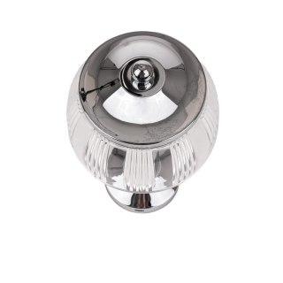 Lampka stołowa nocna V-TAC 1W LED 26cm ładowanie USB ściemnianie chrom VT-1048 3000K-6000K 55lm