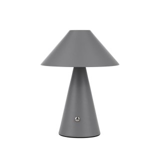 Lampka stołowa nocna V-TAC 3W LED 24cm ładowanie USB ściemnianie szara VT-1051 3000K-6000K 200lm