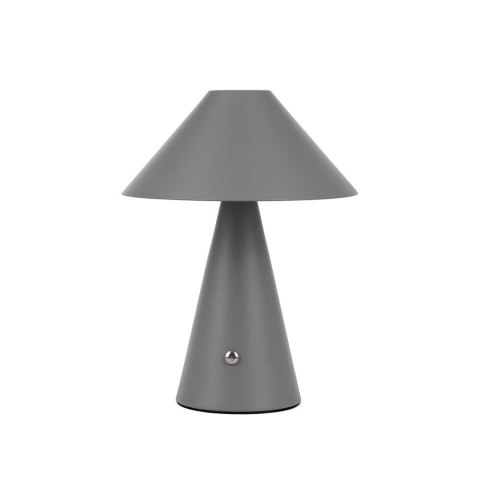 Lampka stołowa nocna V-TAC 3W LED 24cm ładowanie USB ściemnianie szara VT-1051 3000K-6000K 200lm