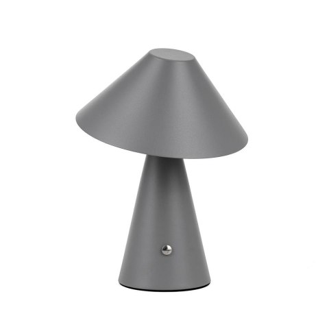 Lampka stołowa nocna V-TAC 3W LED 24cm ładowanie USB ściemnianie szara VT-1051 3000K-6000K 200lm