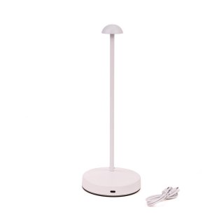 Lampka stołowa nocna V-TAC 3W LED 29cm ładowanie USB ściemnianie biała VT-1073 3000K-6000K 130lm