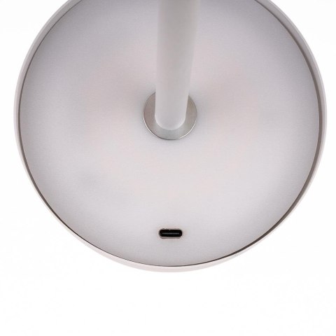 Lampka stołowa nocna V-TAC 3W LED 30cm ładowanie USB ściemnianie biała VT-1052 3000K-6000K 200lm