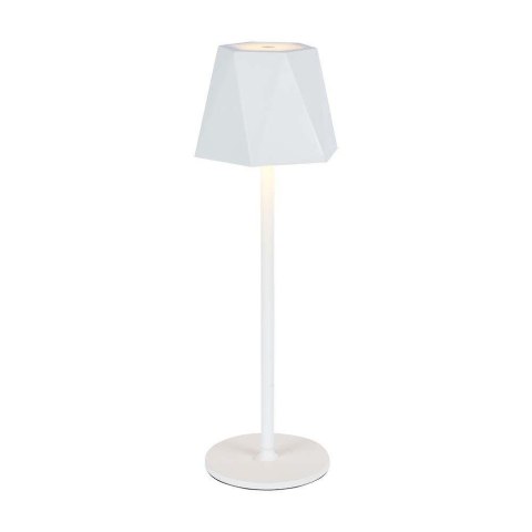 Lampka stołowa nocna V-TAC 4W LED 37cm ładowanie USB ściemnianie biała VT-1034 3000K-6000k 150lm