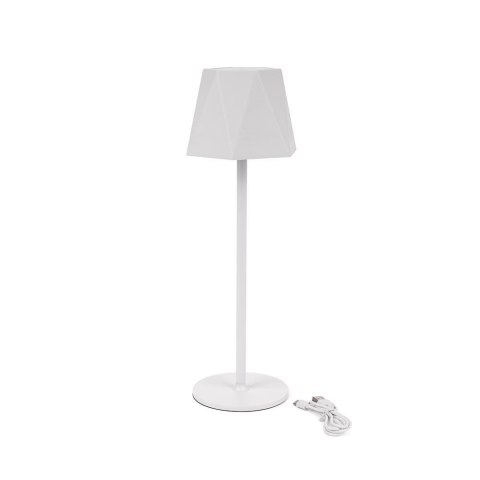 Lampka stołowa nocna V-TAC 4W LED 37cm ładowanie USB ściemnianie biała VT-1034 3000K-6000k 150lm