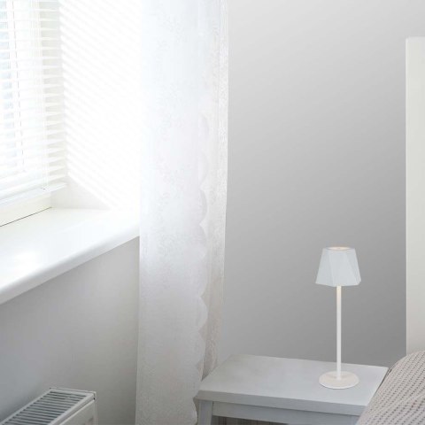 Lampka stołowa nocna V-TAC 4W LED 37cm ładowanie USB ściemnianie biała VT-1034 3000K-6000k 150lm