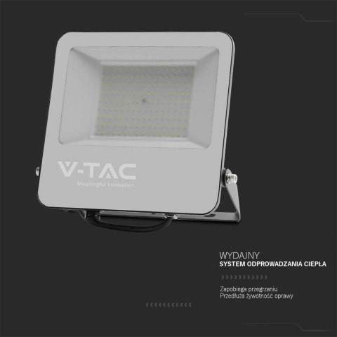 Naświetlacz LED V-TAC 100W 185Lm/W czarny VT-44105 4000K 18500lm