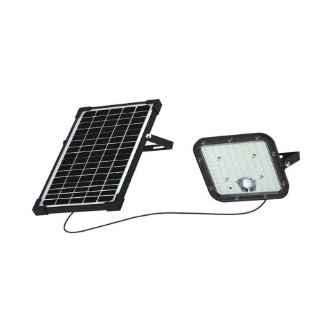 Naświetlacz LED solarny V-TAC 30W IP65 pilot timer LiFePO 6.4V 6000mA czarny VT-432 4000K 4800lm 3 lata gwarancji